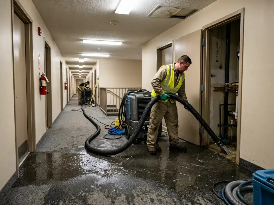 multi-unit-apartment-hallway-f-005 — frequently asked questions, Emergency Burst Pipe Water Extraction & Removal in Watts Mi…